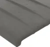 LED Kopfteil Hellgrau 147x16x118/128 cm Samt Produktbild-Vorschau 6