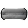 A top-down view of a pair of gray weighted cuffs with black trim. Produktbild-Vorschau