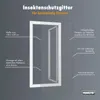 Primaster Fliegengitter für bodentiefe Fenster 130 x 220 cm Produktbild-Vorschau 2