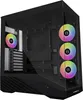 Lian Li Vector V100 ATX Gaming-Tower Schwarz Gehärtetes Produktbild-Vorschau 1