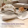 Knupis Kratzmöbel Kratzbrett Katze 3-teilig XXL 75cm – Produktbild-Vorschau 5