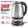 GOURMETmaxx roestvrijstalen waterkoker, theewaterkoker, Productafbeelding-voorbeeld 6