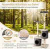COSTWAY drapak drewniany wielopiętrowy, drapak dla kota Podgląd zdjęcia produktu 3