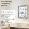 K-Möbel Hängevitrine in Alu / Silber (80x60x25 cm) mit 2 Produktbild-Vorschau 2