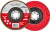 Keramik Fächerscheiben 125 mm P60 Metall Lamellenscheiben Produktbild-Vorschau 5