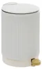 Solis-abfalleimer, rund, 2,7 l, weiß - 5 five simply smart Produktbild-Vorschau 1