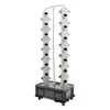 A vertical hydroponic growing system with two towers, set against a white background. Podgląd zdjęcia produktu