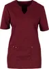beb MEDIZIN/PFLEGE Damen KASACK Kurzarm V-Neck Weinrot Produktbild-Vorschau 1