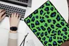 MuchoWow® Laptop Hülle 15 Zoll Panther Druck - Neon - Grün Produktbild-Vorschau 2