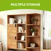Bücherregal mit 9 Ebenen und 2 Türen, Aufbewahrungsregal Produktbild-Vorschau 4