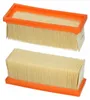 Two air filters are shown from a slightly elevated angle against a white background. Produktbild-Vorschau