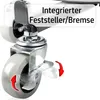 2x Pflanzenroller 100kg Rolluntersetzer Metall Blumenroller Produktbild-Vorschau 5