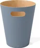 Umbra Abfalleimer Woodrow, Papierkorb, Holz, Schieferblau, Anteprima dell’immagine prodotto 6