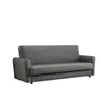 A gray sofa is shown against a white background. Náhľad obrázku produktu