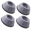 Four gray anti-vibration pads for appliances. Podgląd zdjęcia produktu