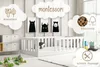 Kinderbett 80x160 SELENE mit Rausfallschutz - weiß Produktbild-Vorschau 4
