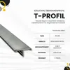 T-Profil Edelstahl Schiene Übergangsprofil V2A L250cm 25mm Produktbild-Vorschau 3