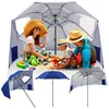 Parasol plażowy Peviasot z spiralnym kotwicą do piasku, 210 Podgląd zdjęcia produktu 12