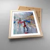 Gerahmtes Poster - Rahmen in heller Eiche - Acryl Stadt Produktbild-Vorschau 3