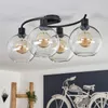 Cesaro Deckenlampe aus Metall/Glas in Schwarz/Klar Produktbild-Vorschau 10
