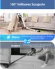 Comparison of a Tineco vacuum cleaner reaching under a sofa versus another vacuum cleaner struggling. Produktbild-Vorschau