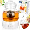 Vilde | Théière avec filtre - 1,5 l - En verre - Filtre en Voir les images du produit 9