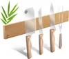 ECENCE portacoltelli magnetico in legno autoadesivo 40cm Anteprima dell’immagine prodotto 1
