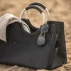 eluno Einkaufstasche WARWE aus Polyester, schwarz 43 x 29,5 Produktbild-Vorschau 6