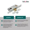 KOTARBAU® Hakenschloss Schiebetore Einsteckschloss F-30 Produktbild-Vorschau 2
