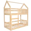 Springos® Lit d'enfant superposé 80 x 160 cm aspect maison Voir les images du produit 4