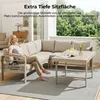 MeXo Gartenmöbel Set Aluminium 5-tlg. Gartenlounge Set für Produktbild-Vorschau 6