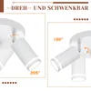 ZMH LED Deckenleuchte 3 Flammig weiß Deckenlampe Spots GU10 Produktbild-Vorschau 4