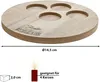 Kerzentablett Dekoteller Holz Ø 32 cm Schriftzug Frohe Produktbild-Vorschau 6