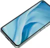 A close-up view of a smartphone with a clear protective case. Produktbild-Vorschau
