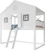 Kinderhausbett mit Treppe und Sicherheitsgitter, zwei graue Produktbild-Vorschau 10