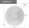 Kaffeefilter No 4 Porzellan 16x14x11cm weiß Produktbild-Vorschau 5