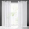 EUROFIRANY | Rideau - 140 x 250 cm - rideau blanc - Lisse Voir les images du produit 8