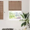 vidaXL Tenda a rullo con tendine marrone 120 x 160 cm bambù Anteprima dell’immagine prodotto 2