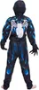 VENOM MARVEL KOSTÜM für KINDER mit MASKE und MUSKELN + Produktbild-Vorschau 3