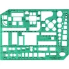 LINEX 1263S Möbelschablone Maßstab 1:50 Tuschenoppen Podgląd zdjęcia produktu 1