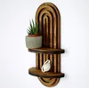 Skye Decor, Wandregal aus 100% PLYWOOD, Walnuss, 40 x 20 x Produktbild-Vorschau 1