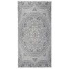 vidaXL Outdoor-Teppich Flachgewebe 100x200 cm Blaues Muster Produktbild-Vorschau 6