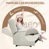 HOMCOM Relaxsessel, Fernsehsessel mit Liegefunktion, Produktbild-Vorschau 4