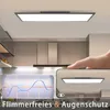 A modern kitchen with a sleek LED ceiling light. Produktbild-Vorschau