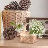 12 Stücke Mini Rattan Korb Miniatur Geschenkbox Produktbild-Vorschau 4