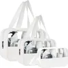 Transparente Reise Kosmetiktasche Große Kapazität Produktbild-Vorschau 1