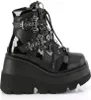 SHAKER-66 Damen Booties von DemoniaCult, Schwarz EU 38, US Produktbild-Vorschau 5