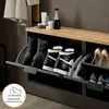 Planetmöbel Schuhschrank schmal 2 x 1 Klappe Schuhregal mit Produktbild-Vorschau 7