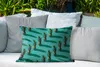 MuchoWow® Outdoor Kissen - Sommer - Ananas - Blau - 60x40 Produktbild-Vorschau 4