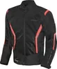 Germot Herren Motorradjacke Mistral , Schwarz Rot, 4XL Produktbild-Vorschau 1